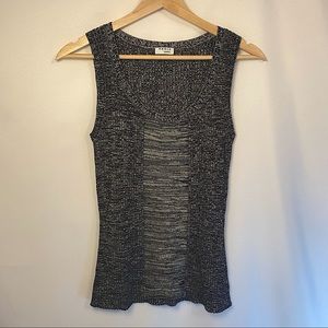 Akris punto Ribbed Stretch Wool-Blend Tank
